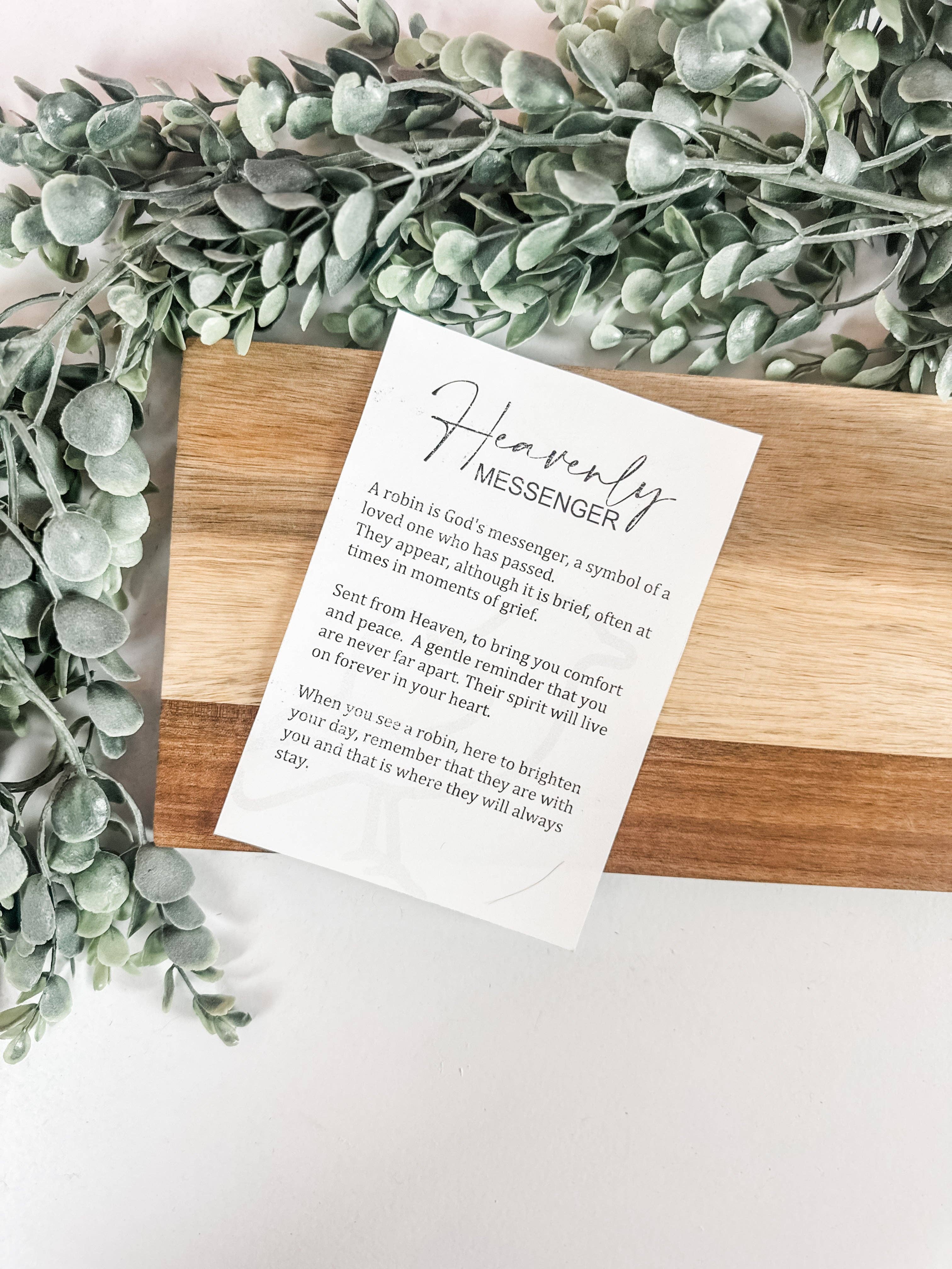 Lumber Revolution - Wholesale Ornament - Heavenly Messenger Robin Ornament | Christmas 2025 Memorial Keepsake2