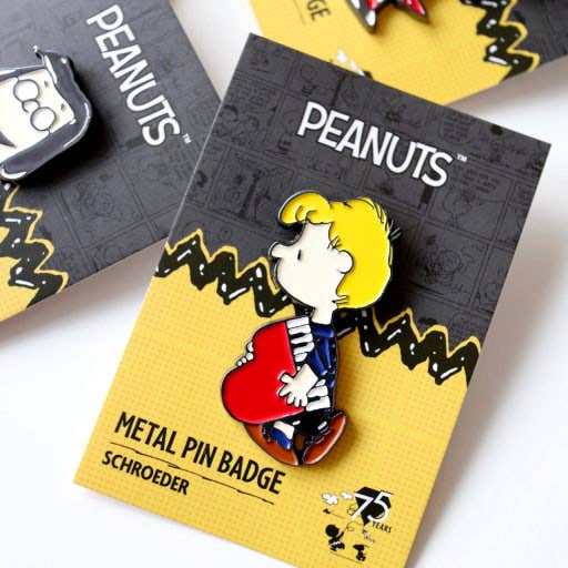 K_Wonderland - Wholesale Lapel Pin/Button - Peanuts Snoopy 75th Anniversary Pin Badge Collection
