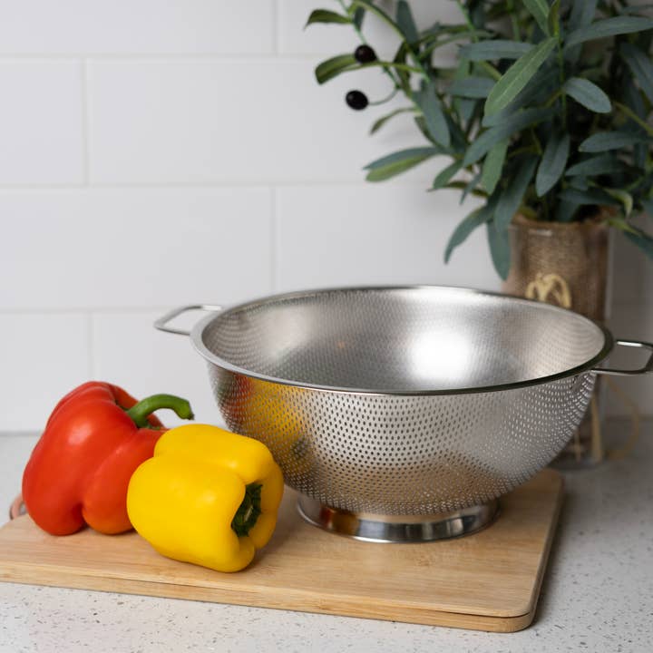 Fox Run Brands - Wholesale Colander - Fox Run Large Stainless Steel Colander, 5 Quart Strainer