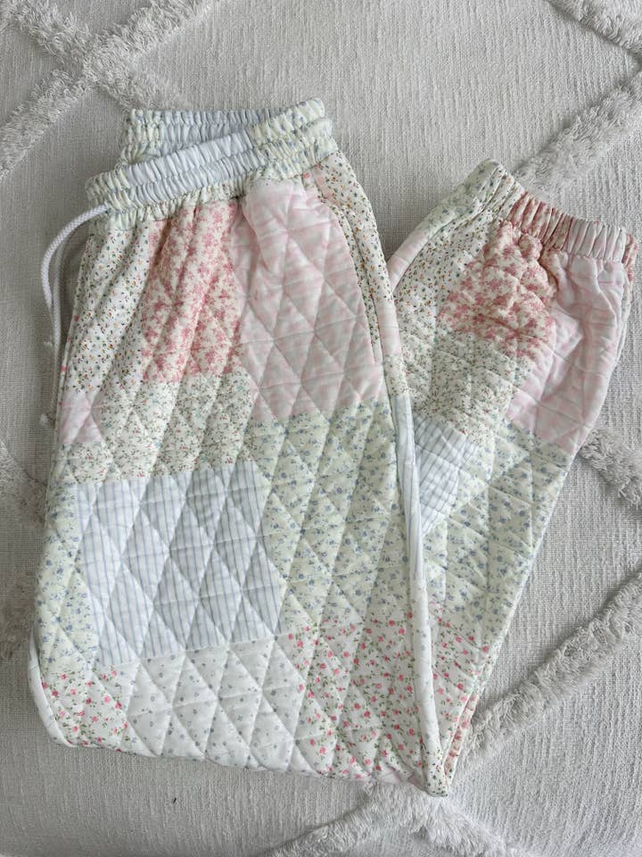 Quilted Pastel Joggers for wholesale on Faire