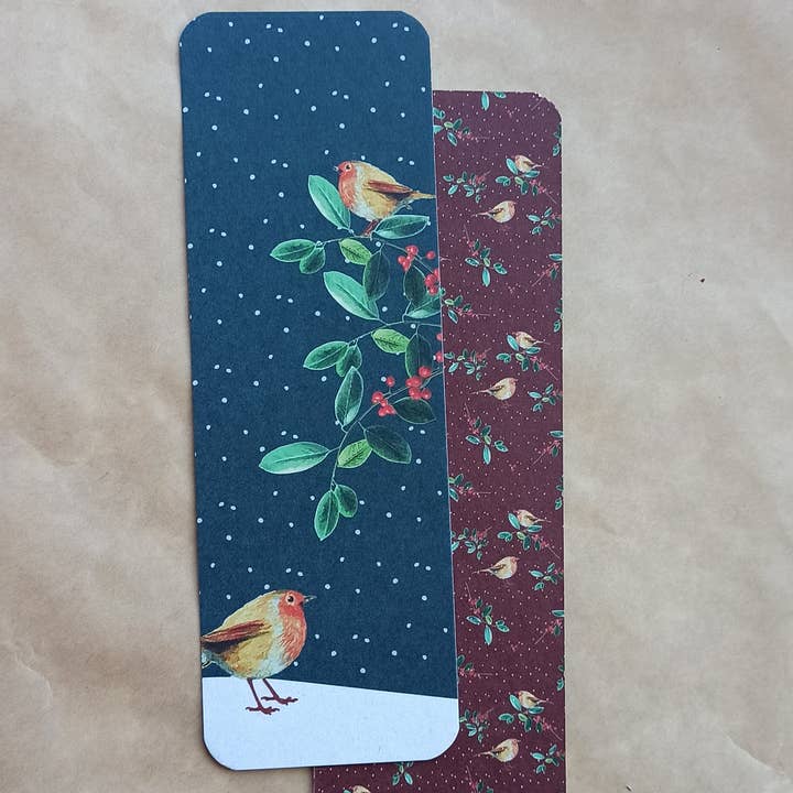 Marque-page - Rouge-gorge pour la vente par Silly Goose