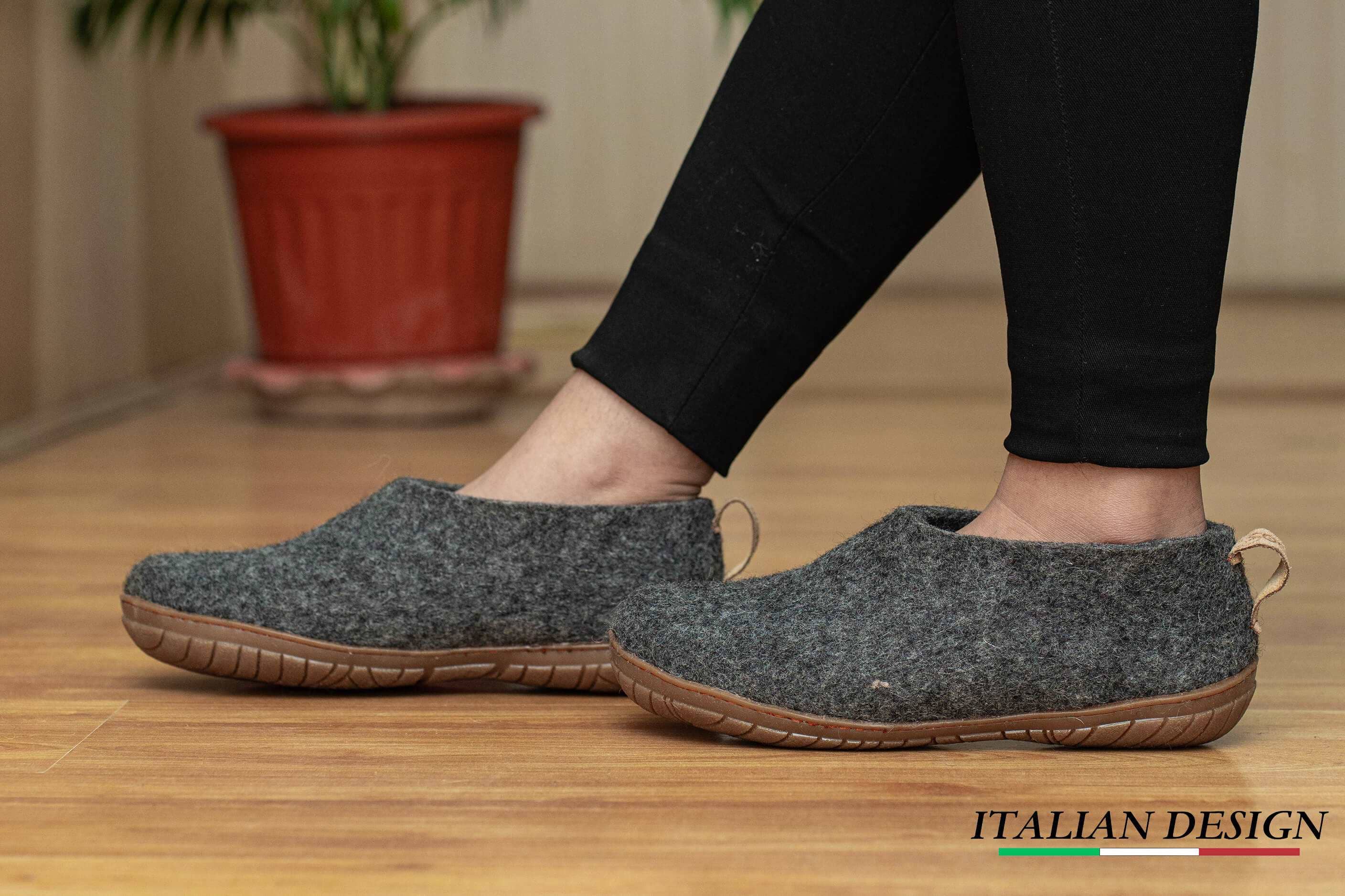 Woollyes Inc - Wholesale Casual shoes – Kids - Outsole Shoe with Rubber Sole – Charcoal1