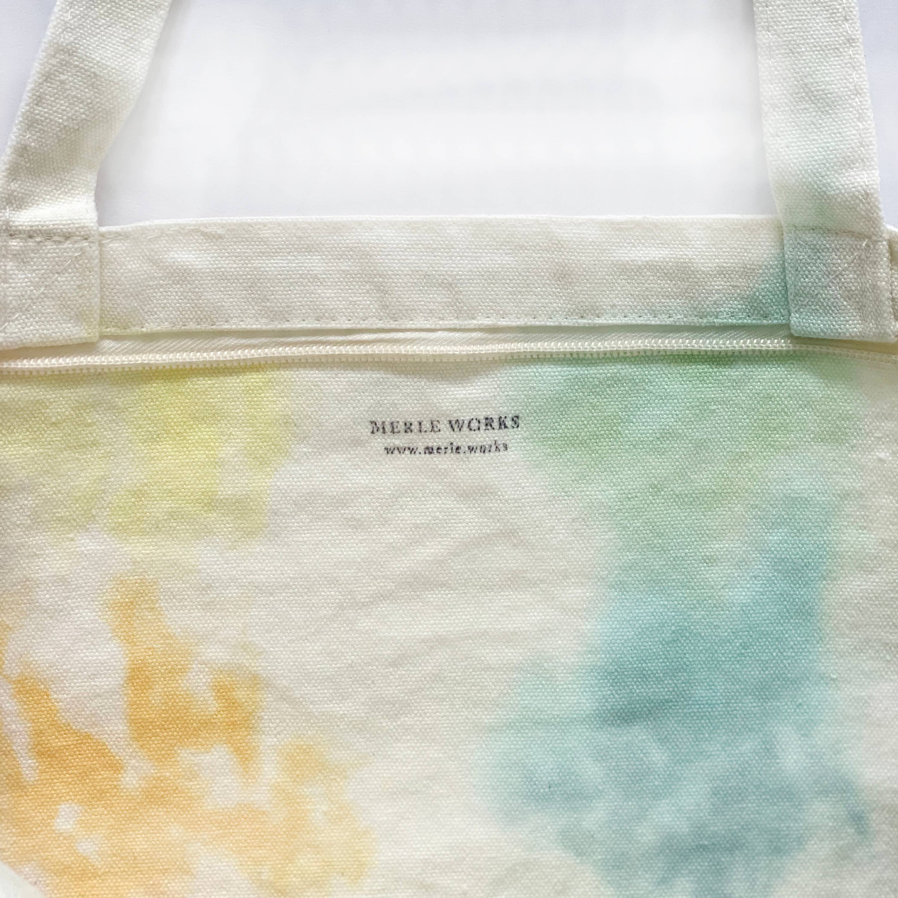 Merle Works - Wholesale Tote Bag - Women's - Color Study Hand-painted Zip Tote5