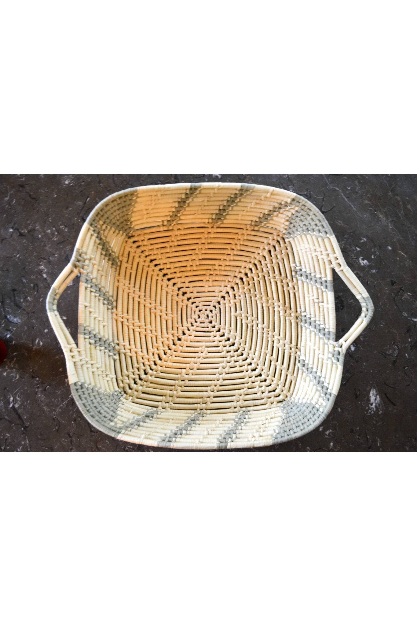 2nd Story Goods + Haiti Design Co - Wholesale Basket - Large Square Gift Basket1