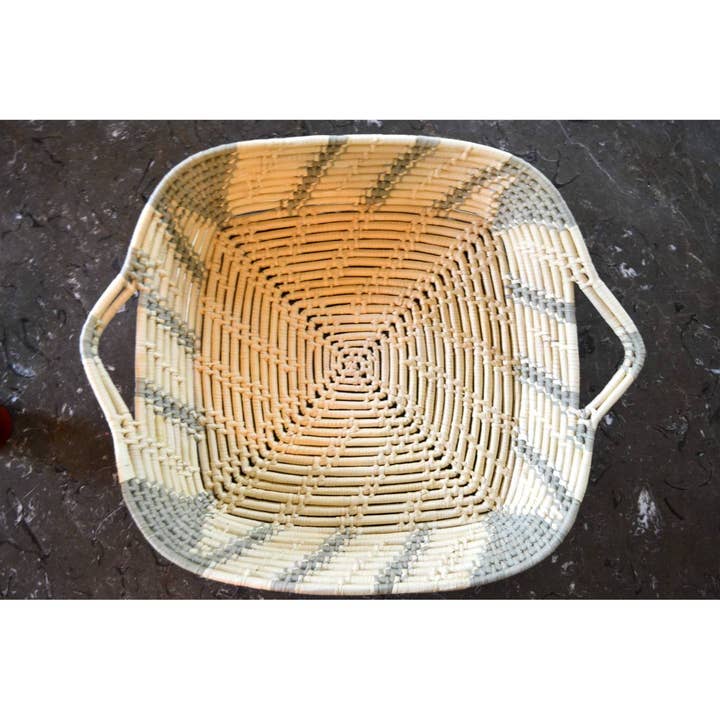 2nd Story Goods + Haiti Design Co - Wholesale Basket - Large Square Gift Basket1