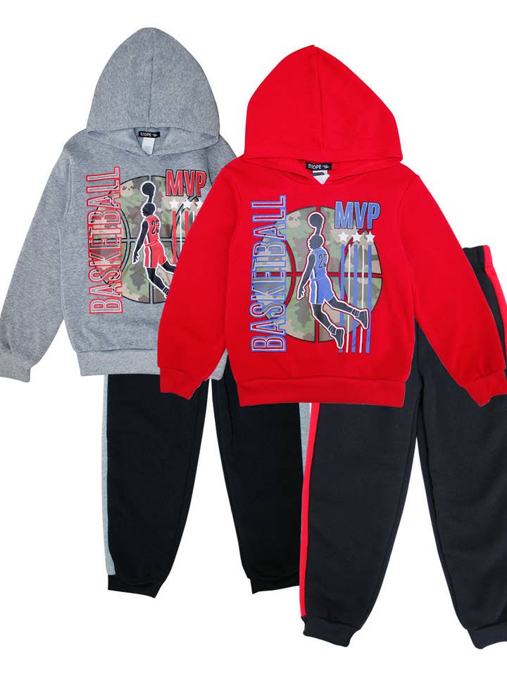 S1Ope Basketboll Mvp Skärm Pull On Jogset (Förpackning med 12) - 8140101 för wholesale av Hemworld