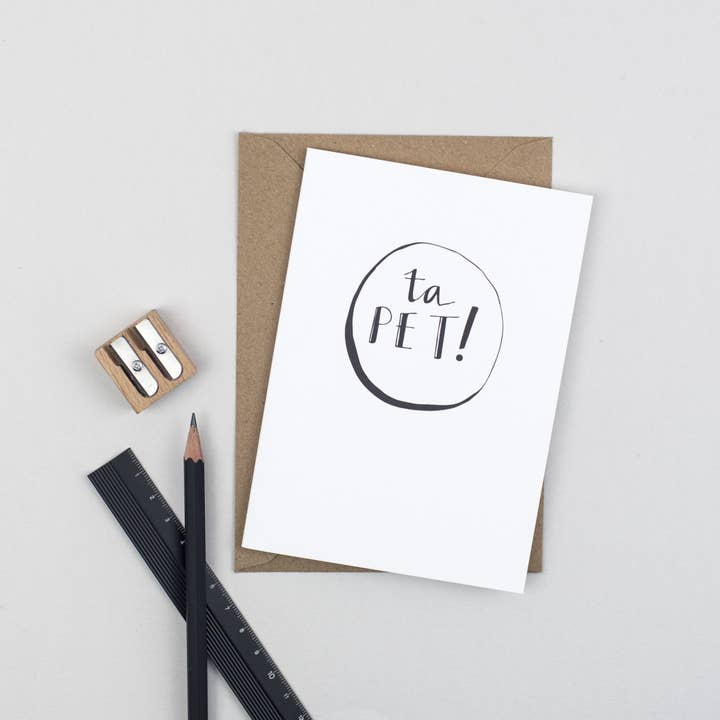 Ta Pet Thank You Card for wholesale by Plewsy