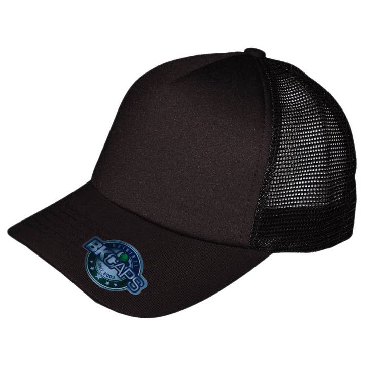 Buck Wholesale - Wholesale Trucker Hat - Unisex - Blank 5 Panel Cotton Foam Trucker Hats - BKP PREMIUM Caps
