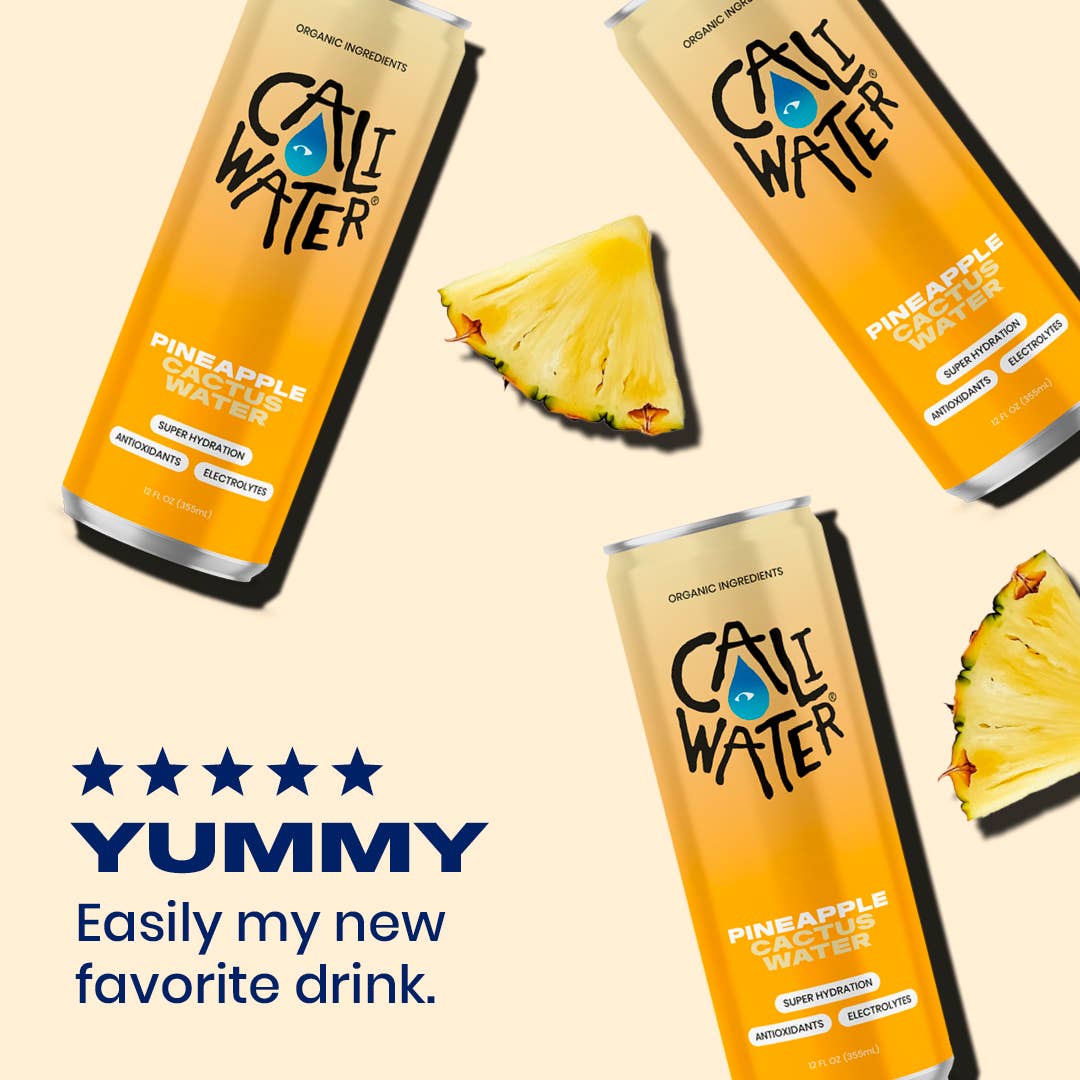 Caliwater - Wholesale Flavored/Infused Water (Non-Carbonated) - Pineapple Cactus Water4