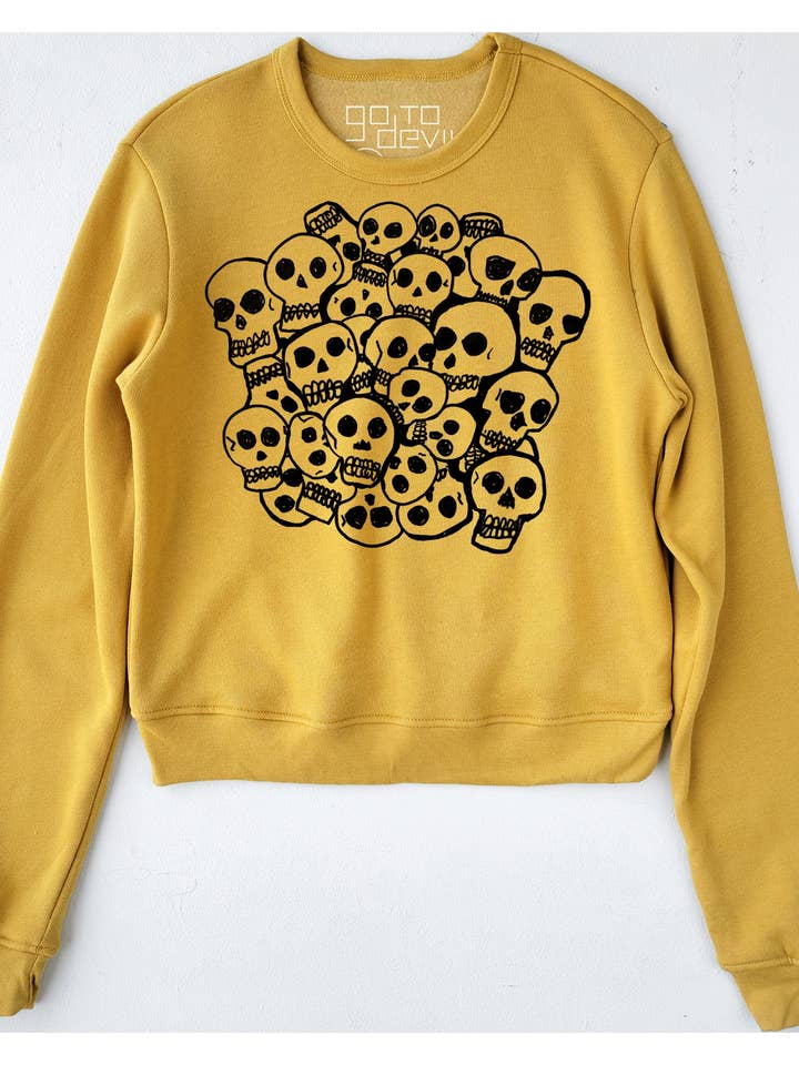 Felpa da donna con teschi per la vendita all'ingrosso da parte di Go To Devil