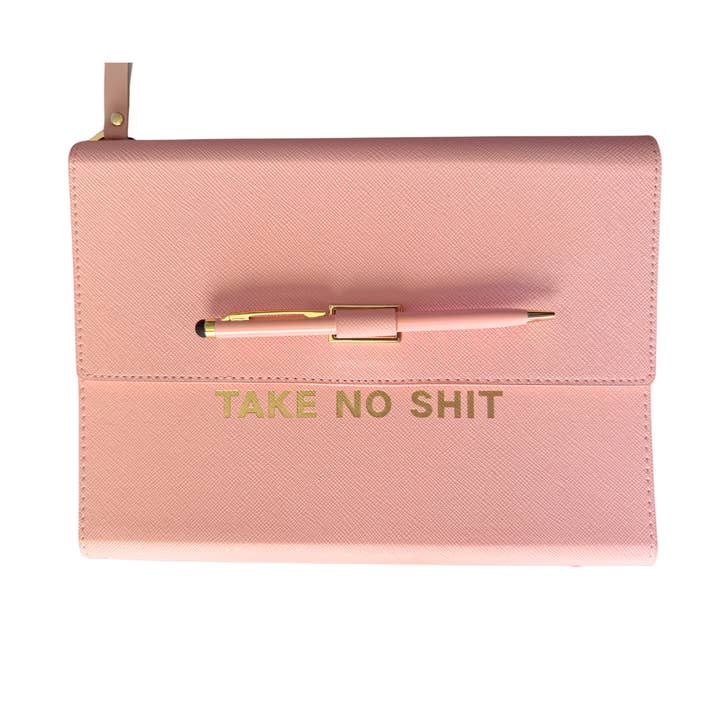 FUN CLUB - Wholesale Journal/Diary - Take No Shit Vegan Leather Journal Planner (gifts, journals)