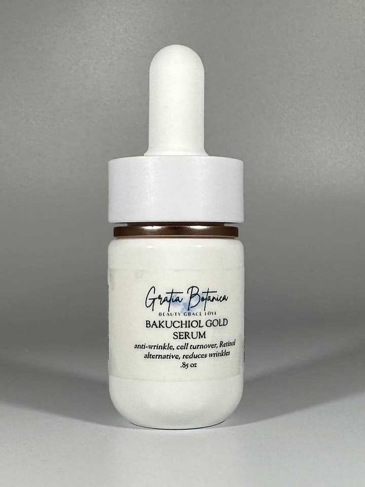 Bakuchiol Gold Serum for wholesale by Gratia Botanica