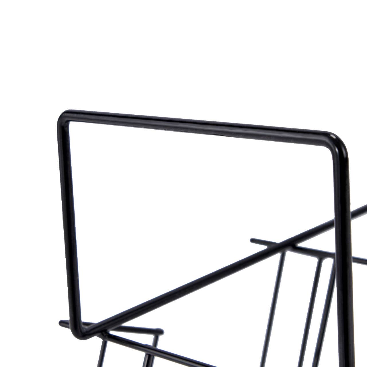 Store Supply Warehouse - Wholesale Retailer Display - Accessories - 4-Tier Black Countertop Cap Display - 20"H x 16"D x 9¼"W1