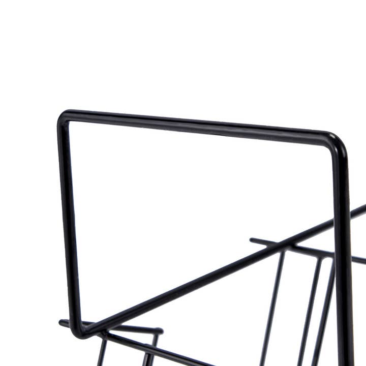 Store Supply Warehouse - Wholesale Retailer Display - Accessories - 4-Tier Black Countertop Cap Display - 20"H x 16"D x 9¼"W1