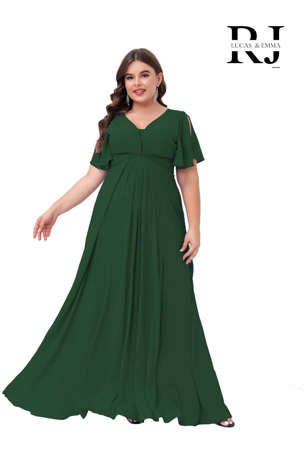 Lucas & Emma - Sarl RJ & co - Vendita all'ingrosso Abito da sera - Donna - Abito da sera plus size Houston 22295