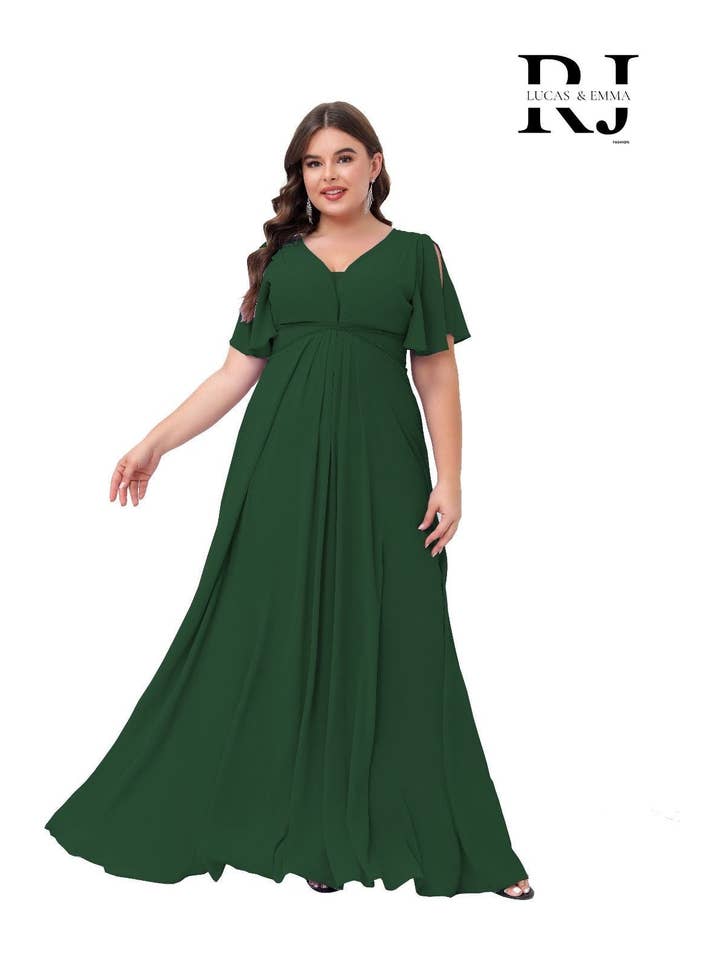 Lucas & Emma - Sarl RJ & co - Vente Robe de soirée – femme - Robe de soirée grande taille Houston 22295
