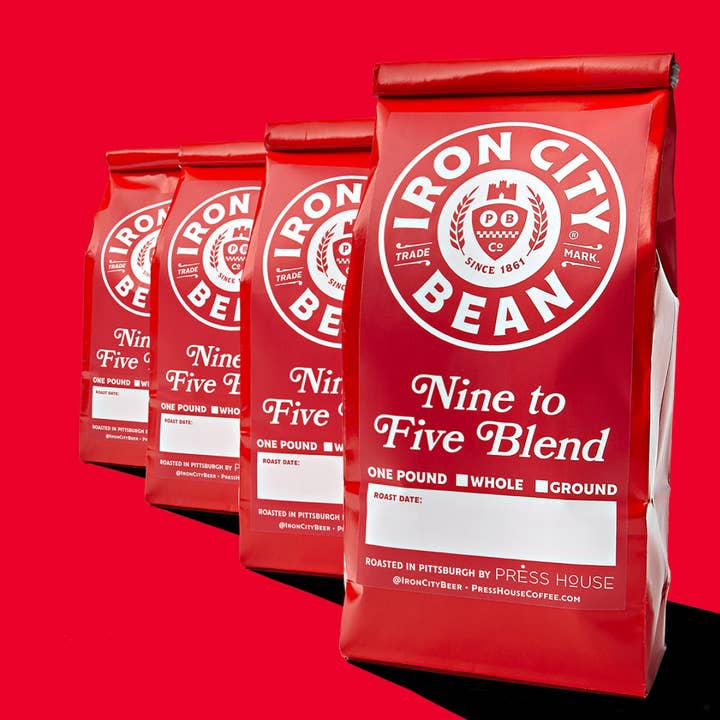 Press House Coffee - Wholesale Coffee Beans - Iron City Bean—1 pound medium-dark blend