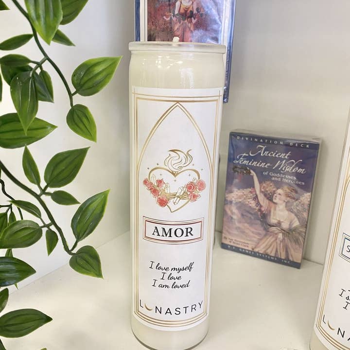 Lunastry - Wholesale Votive Candle - Amor Love Prayer  Candle