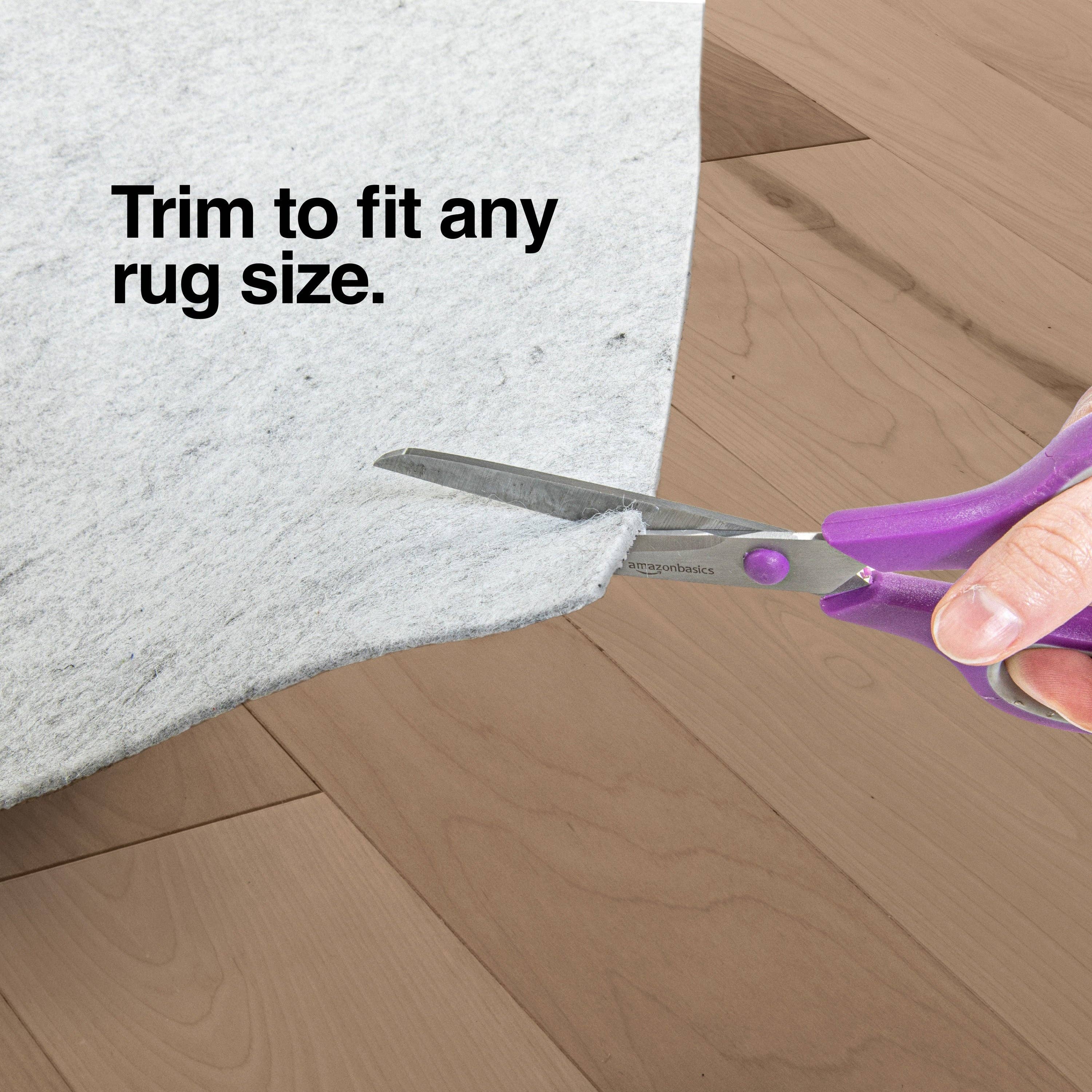 Well Woven - Wholesale Area Rug - Non-Slip Felt Rug Pad – Easy to Trim, Safe for Floors, 1/4"3