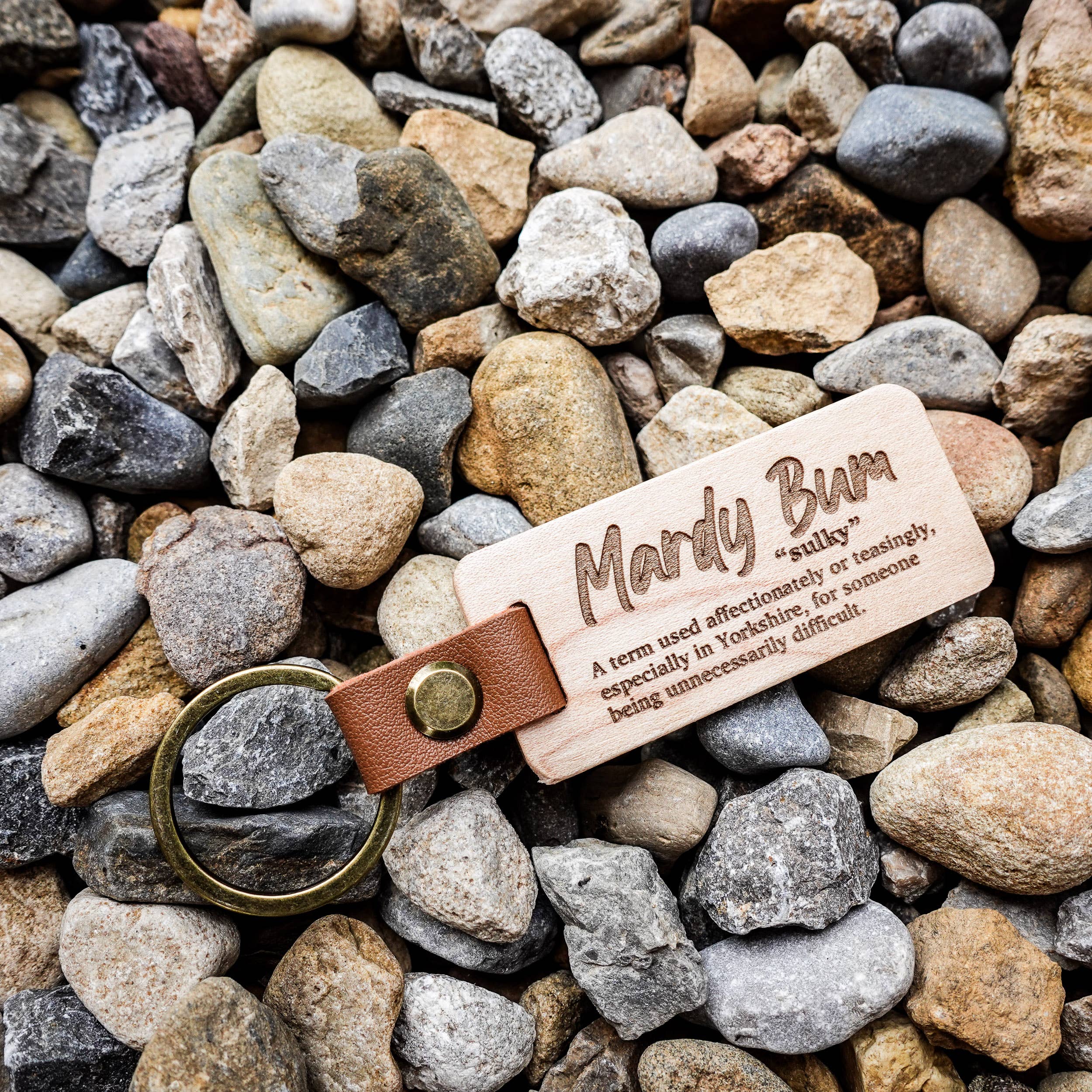 EllieBeanPrints - Wholesale Keychain - Unisex -  Yorkshire Quotes Wooden Keyring With Definitions 7