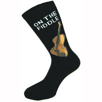 Socken auf der Geige für den Großhandel von THE MUSIC GIFTS COMPANY