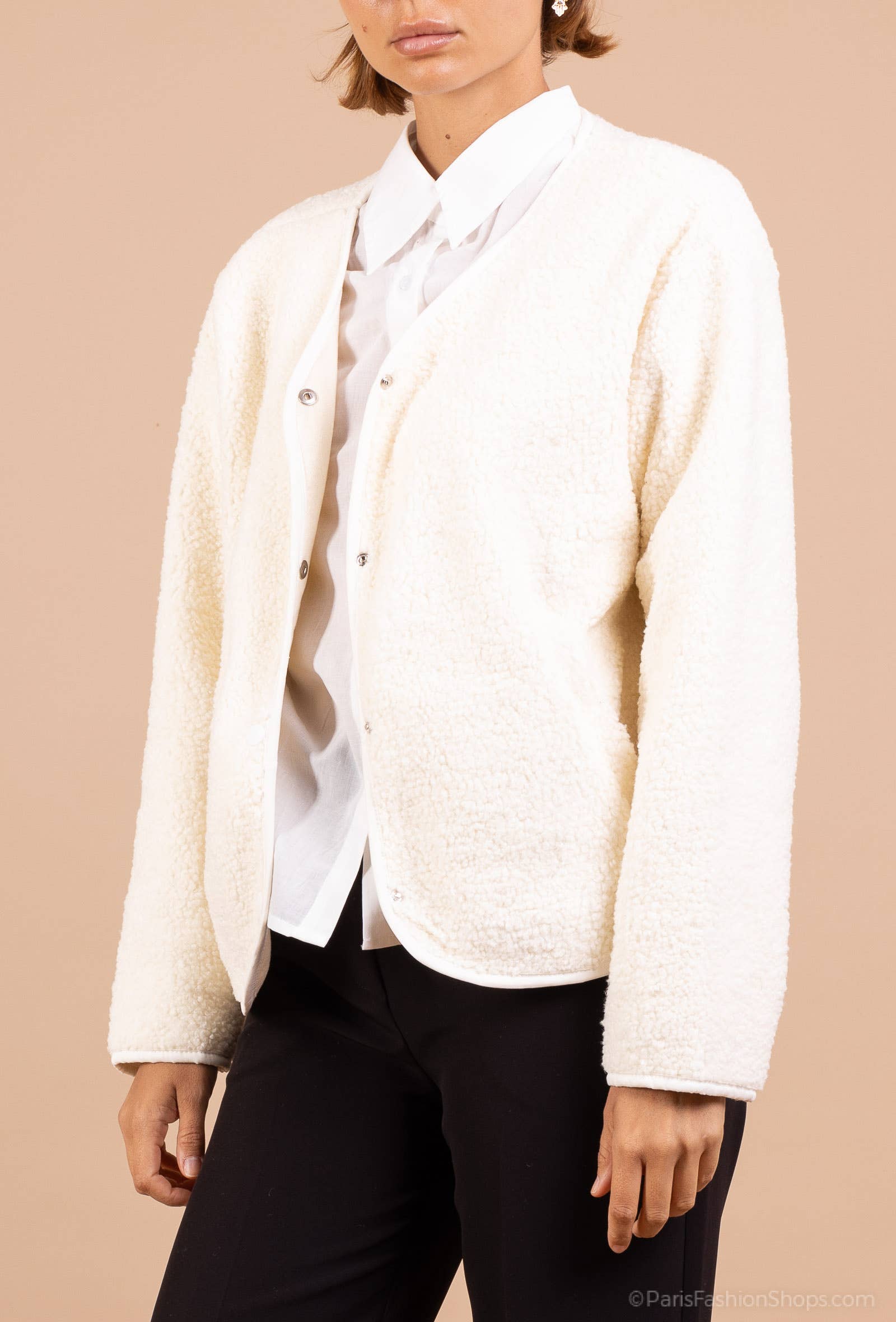 Mimi & Gogo - Wholesale Bomber Jacket - Women's - Bomber Jacket Fleece Jacket @3388_BomberMoumoute13