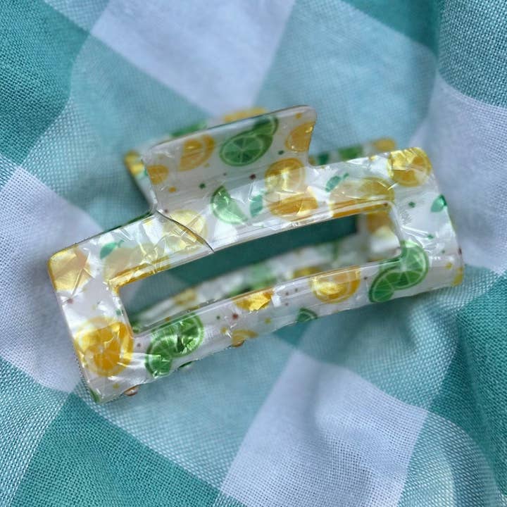 Lemon Lime Hair Clip for wholesale by Sunstone Jewels