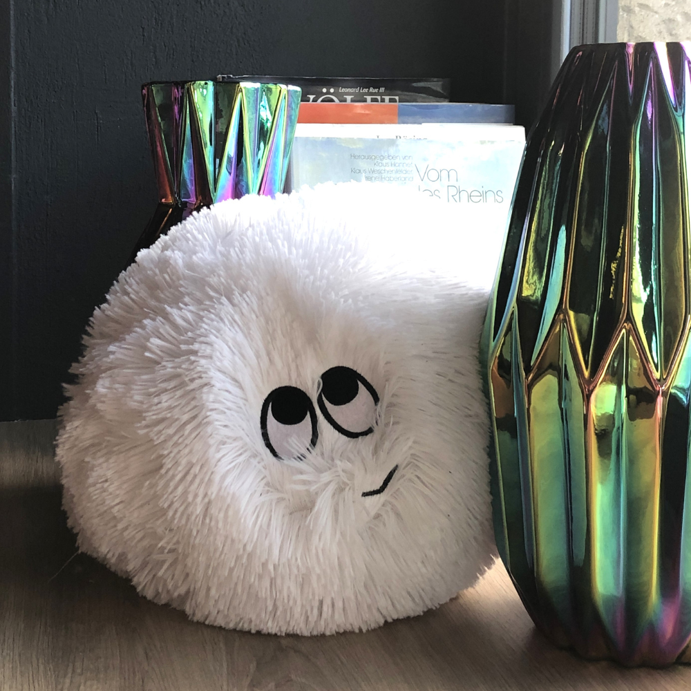 FLAUSCHN® - Vente Peluche – enfant et bébé - BabyFluschn blanc brillant | Blanc 30 cm1