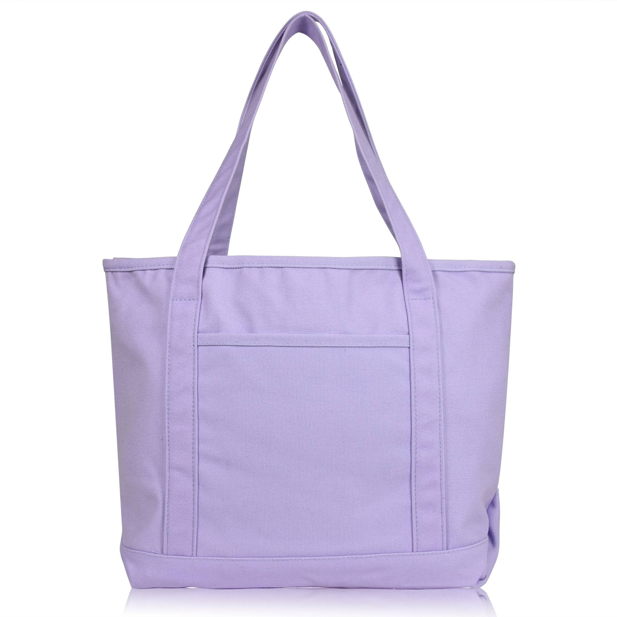 Dalix – wholesale Tote bag – Women's – DALIX 20" Solid Color Cotton Canvas Shopping Tote Bag10