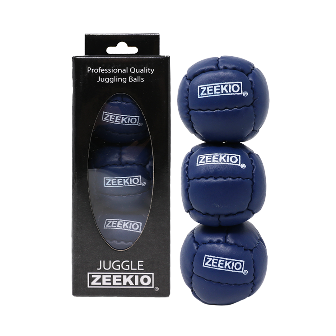YoYoSam Wholesale - Wholesale Sporting Accessories - Zeekio Galaxy Juggling Balls - Premium 12 Panel Genuine Leather Balls - 130g - 67mm - Pack of 3 Zeekio3