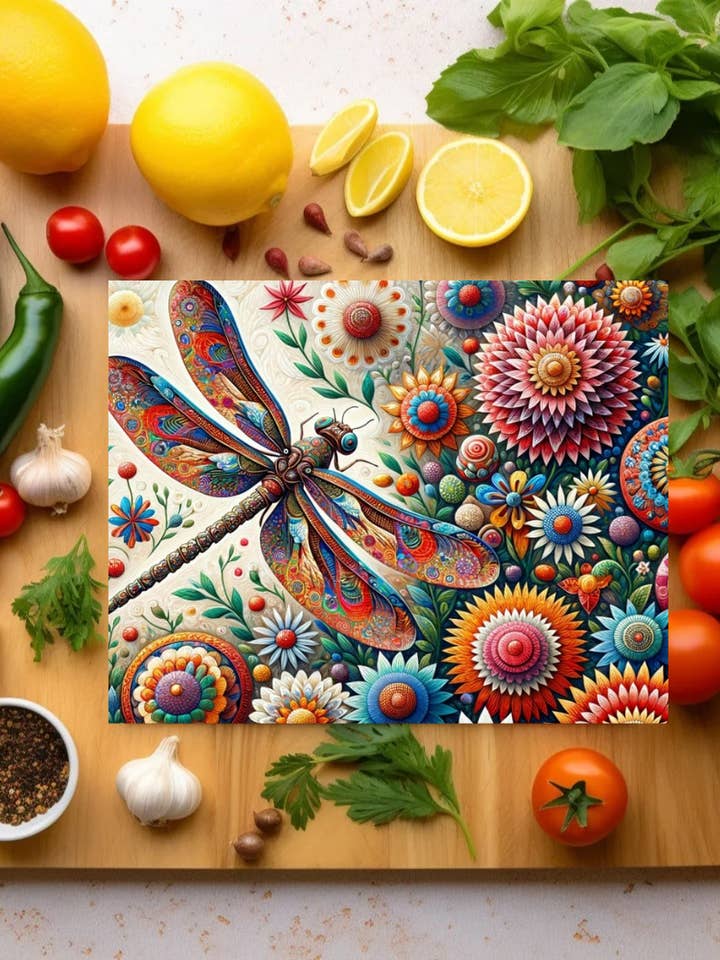 Libellen-Schneidebrett für den Großhandel von Eclectic Wallflower Boutique