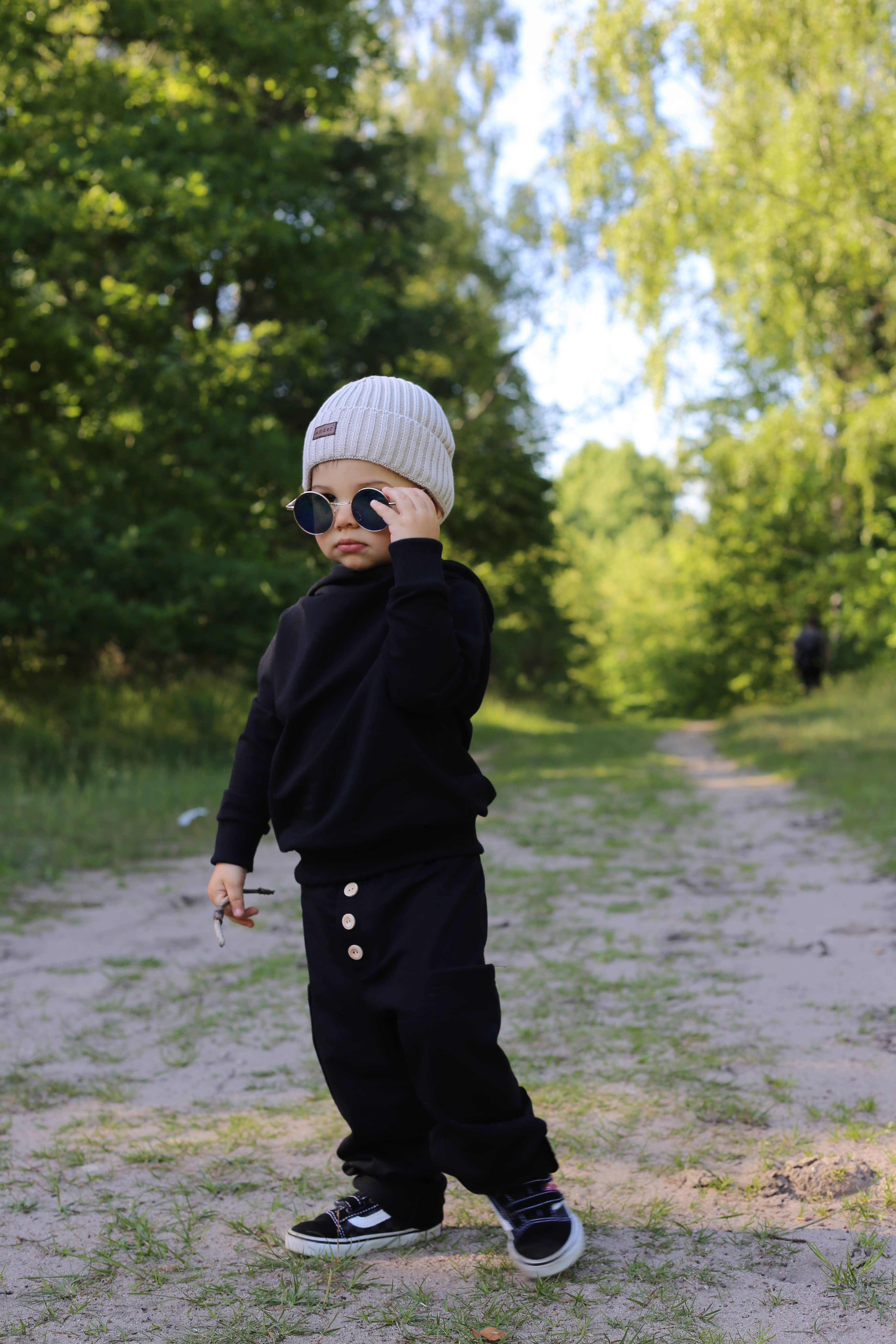 Ander - Vente Bonnet – enfant - Bonnet pour garçon en coton recyclé 4 couleurs, taille 3-5 ans4