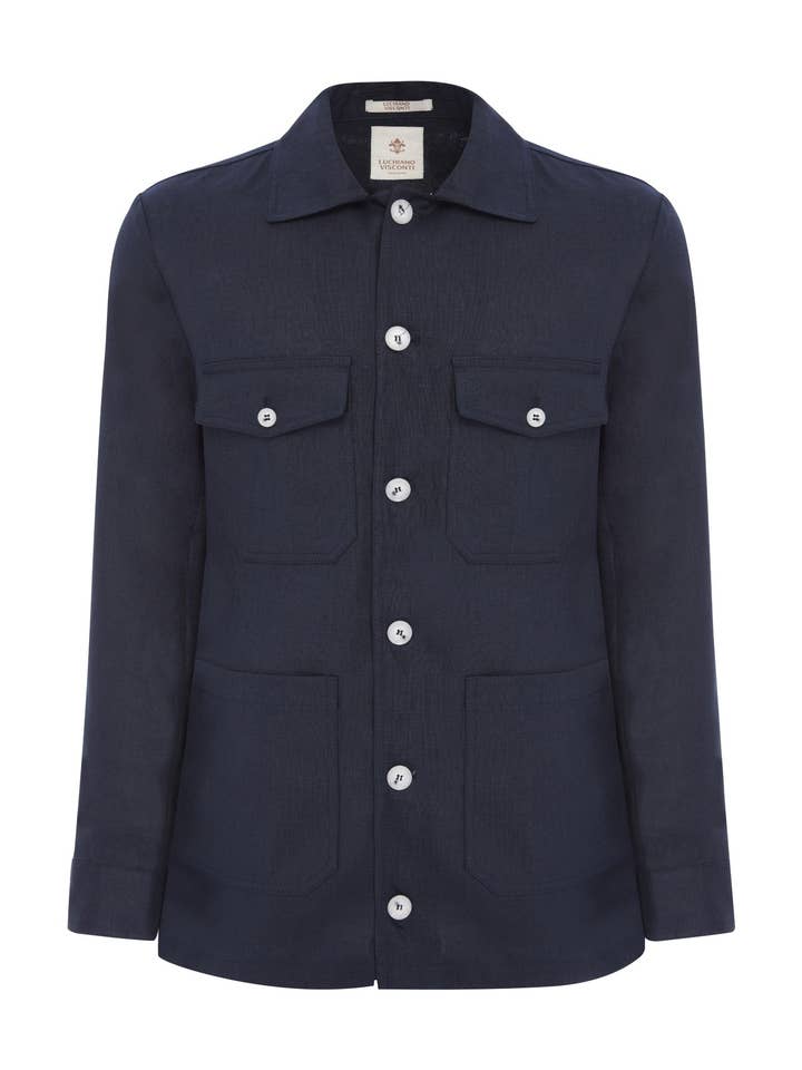 Safari Shirt Jacket for wholesale by Luchiano Visconti