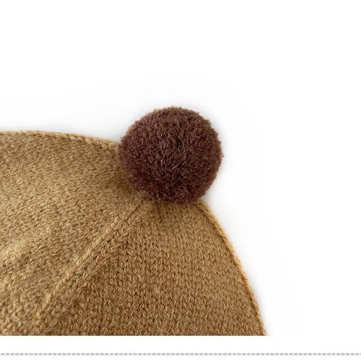 ACCITY - Wholesale Beanie - Kids - 2-6 YEARS OLD SOLID COLOR LACE KNITTED HAT_CWAH20595