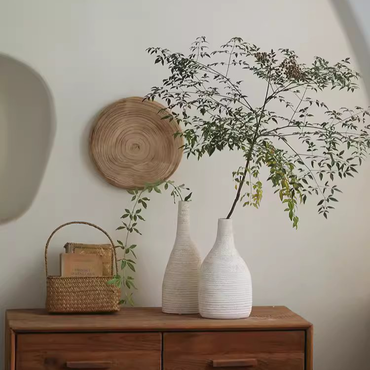 Rustic Reach - Wholesale Vase - Narrow Neck Vase in White3