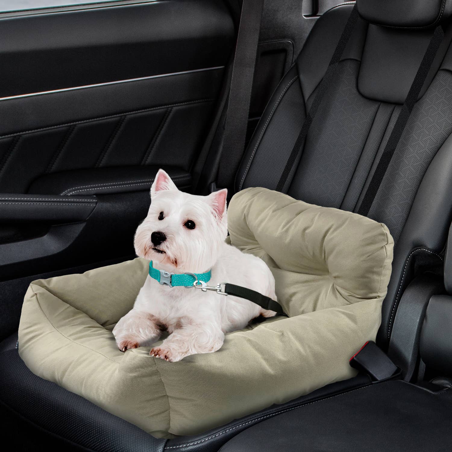 Precious Tails - Wholesale Pet Bed - Dog - Precious Tails Seat Belt Compatible Travel Pet Bed4