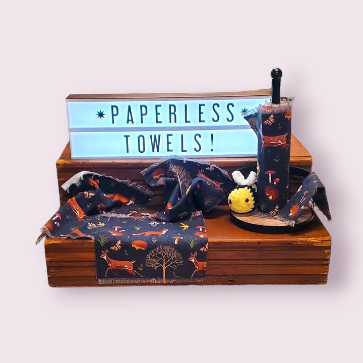 Pak van 10 herbruikbare papieren handdoeken (zonder) voor wholesale door Desco Collective