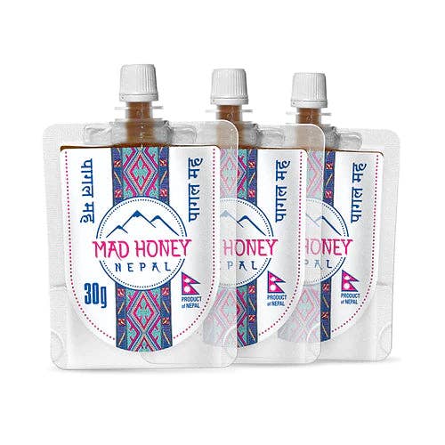 Mad Honey Nepal - Wholesale Honey - Mad Honey Nepal Pouch 3-Pack