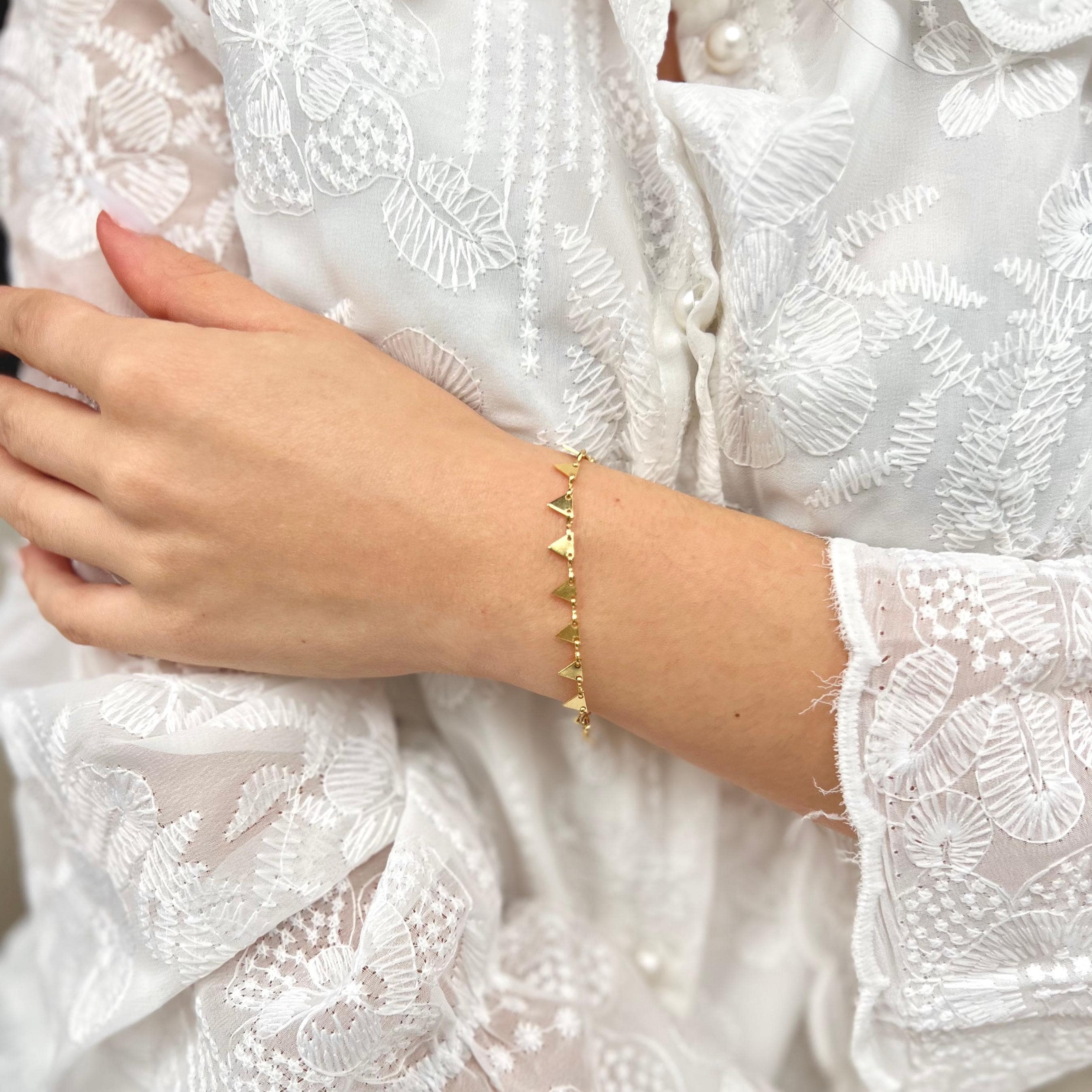 Rossie Jewellery – wholesale Charm/dangle bracelet – Gold Charm Bracelet, Gold filled Chain Bracelet3