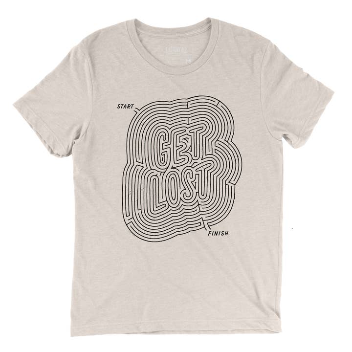 Factory 43 - Wholesale Screen Printed T-Shirt - Unisex - Get Lost Unisex Shirt1