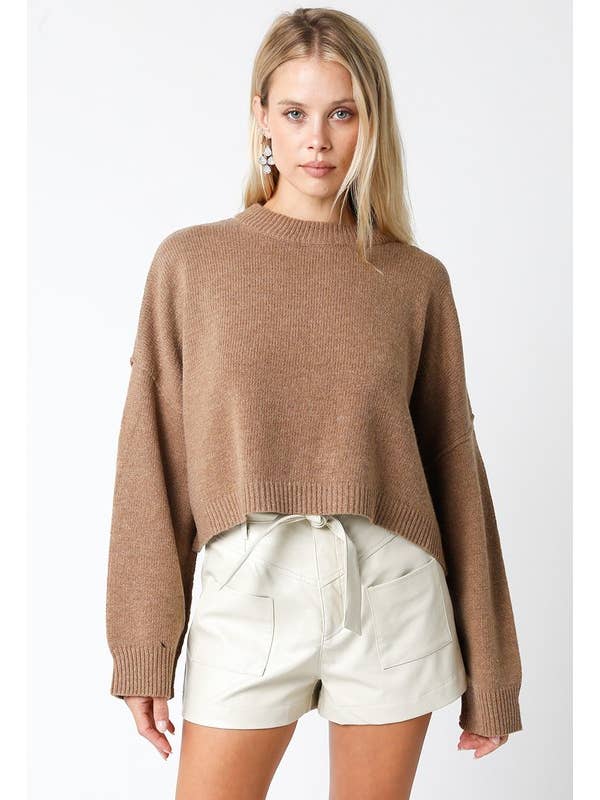 Olivaceous - Wholesale Knit Sweater - Women's - Cindy Sweater8