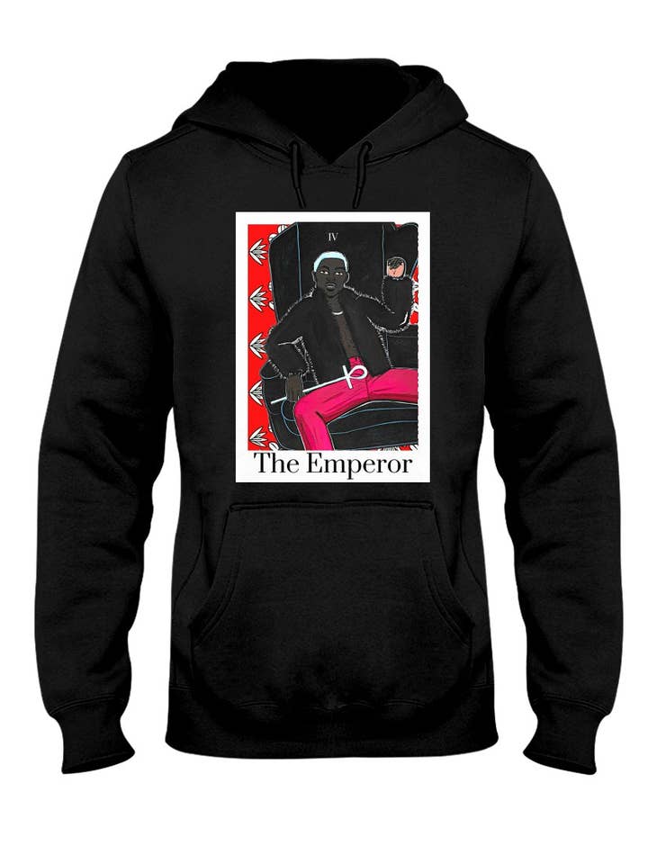 The Emperor Tarot Card Hoodie for wholesale by D. Ridley Designs