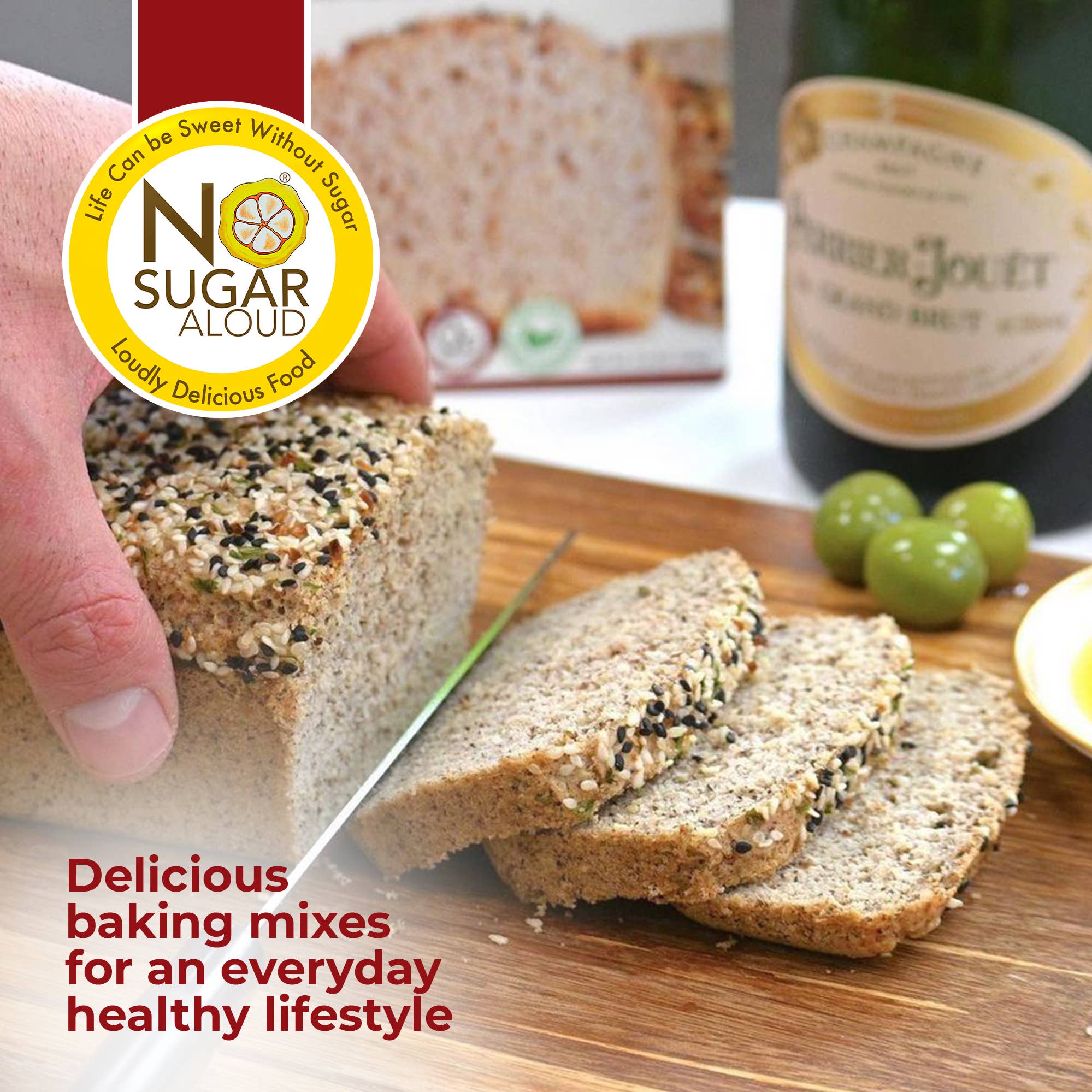 No Sugar Aloud LLC - Wholesale Bread Mix - Low-Carb OhSome Bread - Herbs de Provence Mix7