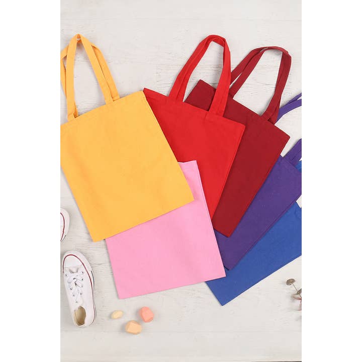 MYS Wholesale Inc - Wholesale Tote Bag - Women's - Plain Solid Color Minimalist Tote Bag