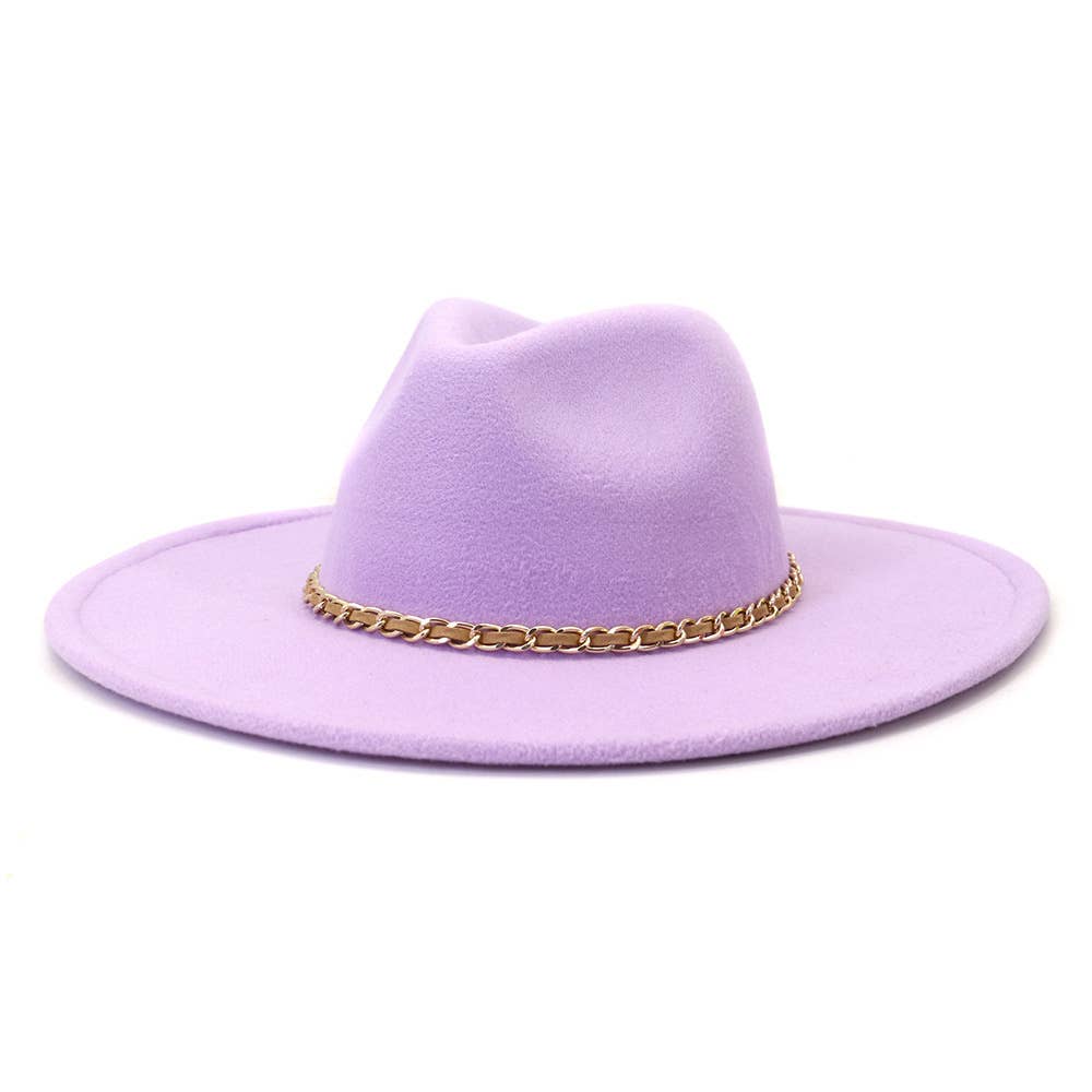 Suzie Q USA - Wholesale Fedora - Women's - Camel Chain Big Brim Peach Heart Top Hat17