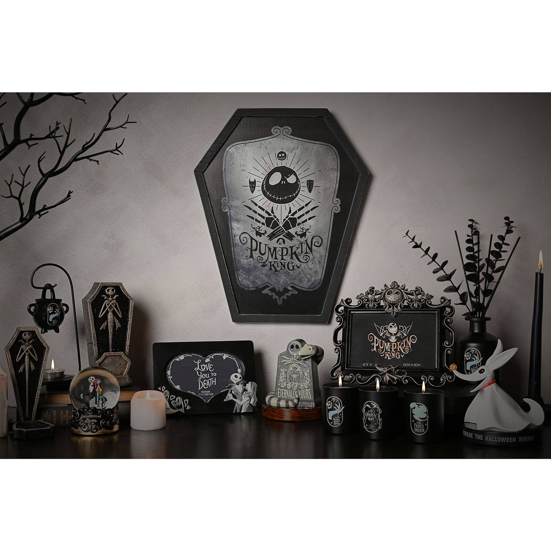 WIDDOP and Co. – Engroshandel Glaslys – Disney Mareridtet før Jul Sæt med 3 Lys2