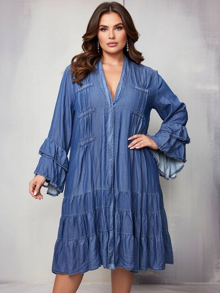 Böljande Smockklänning för wholesale av Obsession