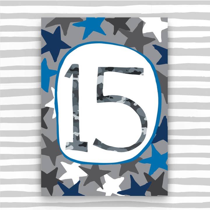 Molly Mae Ltd - Vendita all'ingrosso Biglietti di auguri - Biglietto di auguri per 15° compleanno per ragazzo, età 15 anni