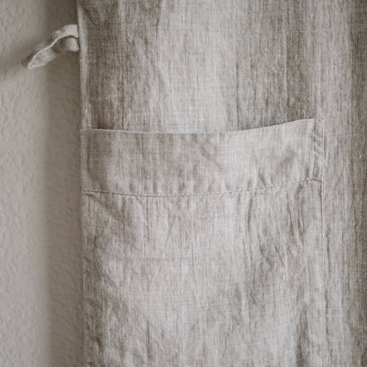 Beflax Linen - Vente Peignoir – unisexe - Peignoir en lin style kimono unisexe5