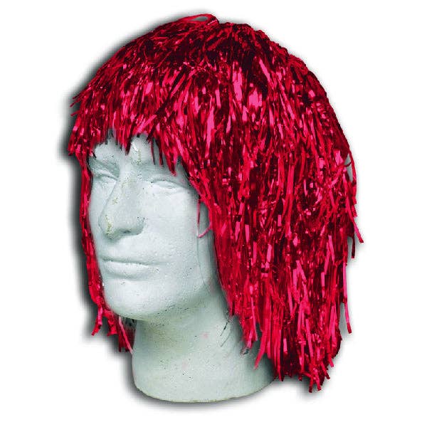 Red Metallic Tinsel Wigs for wholesale by Kipp Brothers